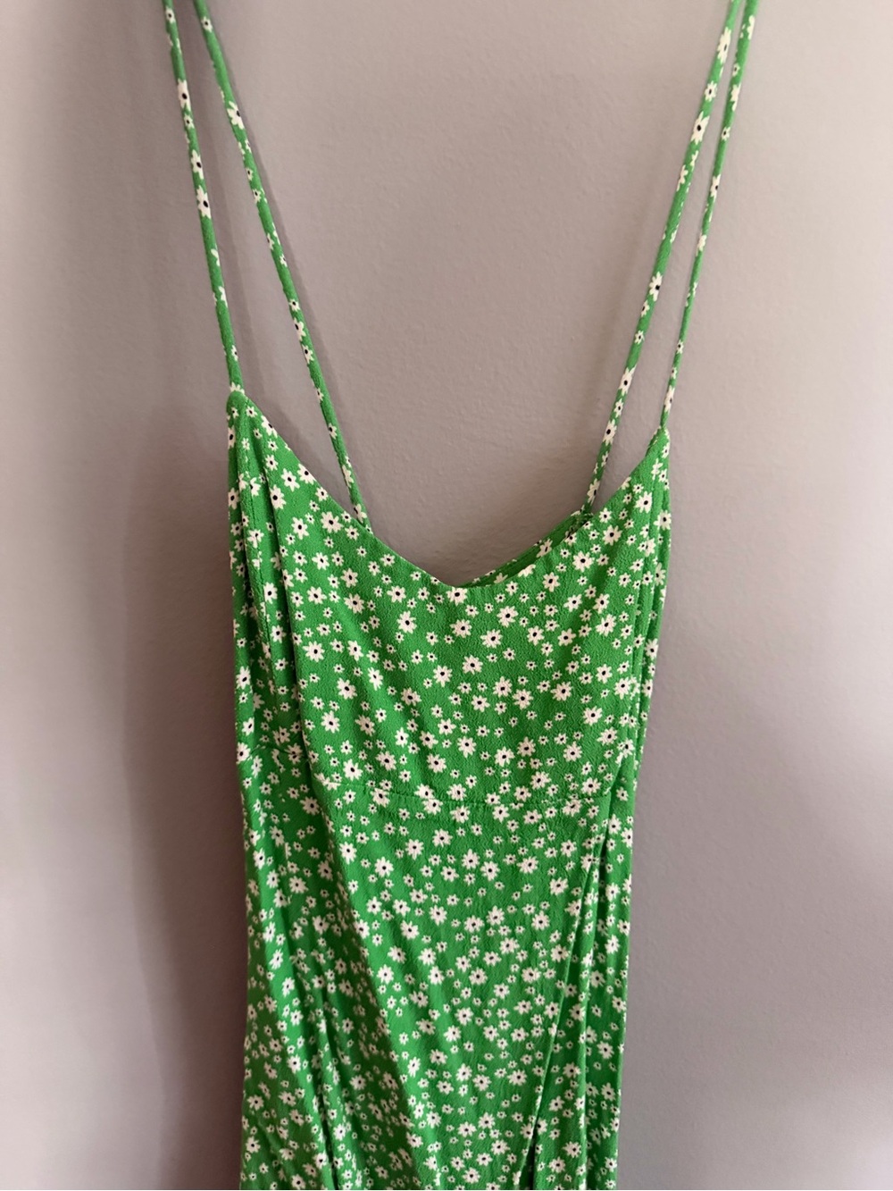 Zara Green Floral Dress